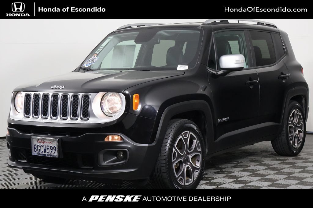 Used 2018 Jeep Renegade Limited w/ UConnect 8.4 Nav Group FWD image 1