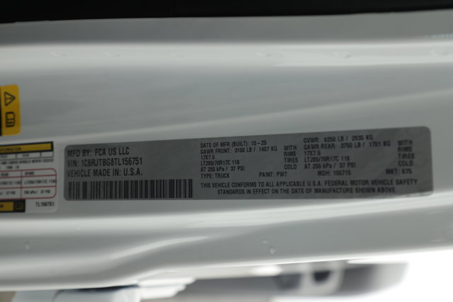 New 2026 Jeep Gladiator Rubicon w/ Safety Group image 18