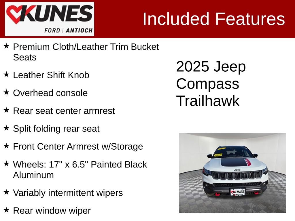 Used 2025 Jeep Compass Trailhawk AWD/4WD image 4