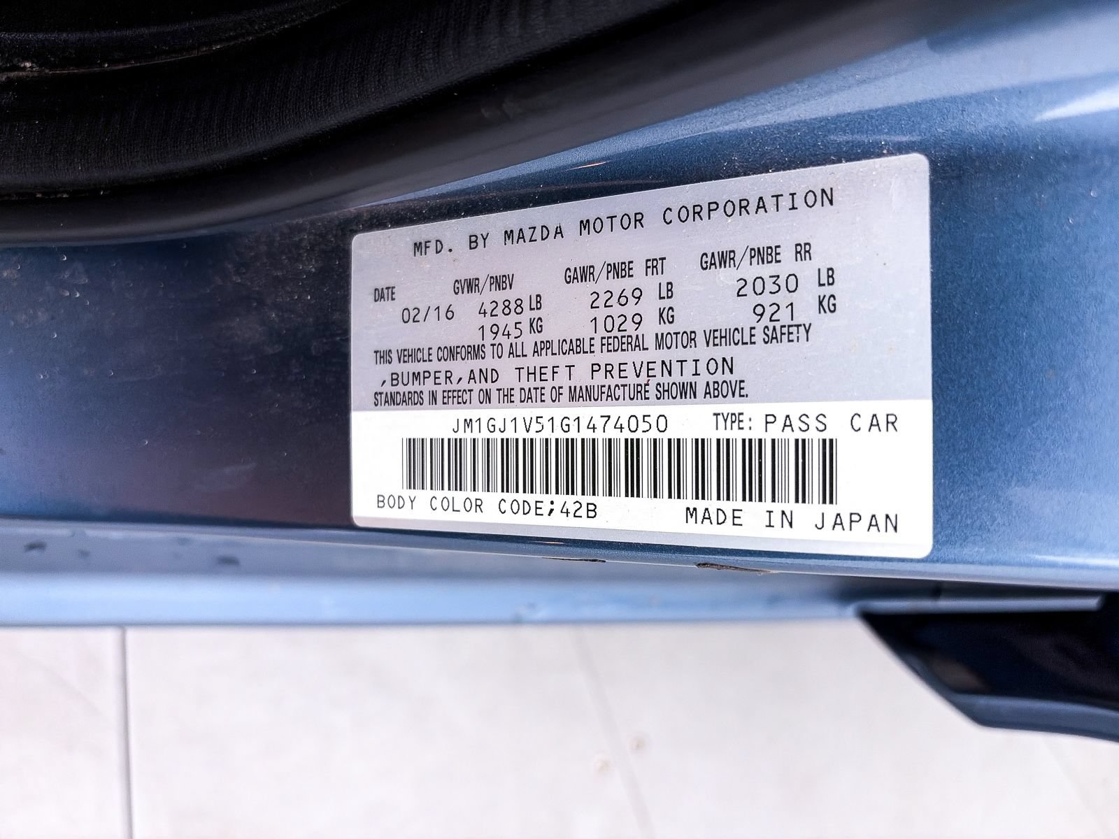 Used 2016 MAZDA MAZDA6 Touring FWD image 31