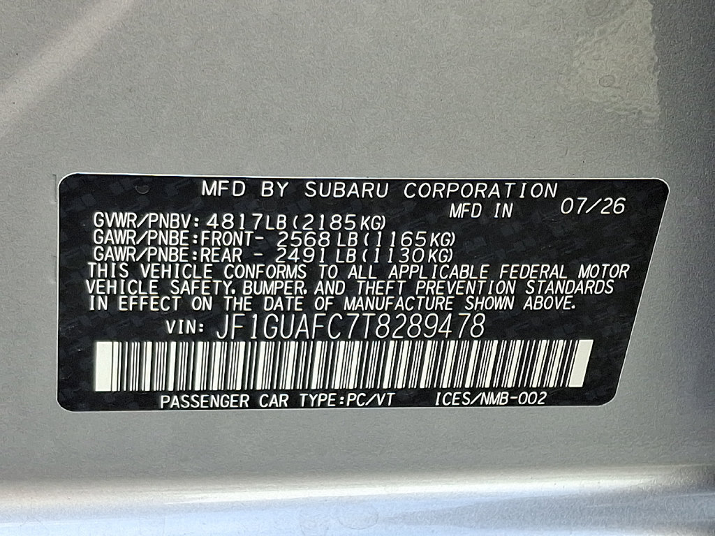 New 2026 Subaru Impreza 2.0i Sport AWD/4WD image 10