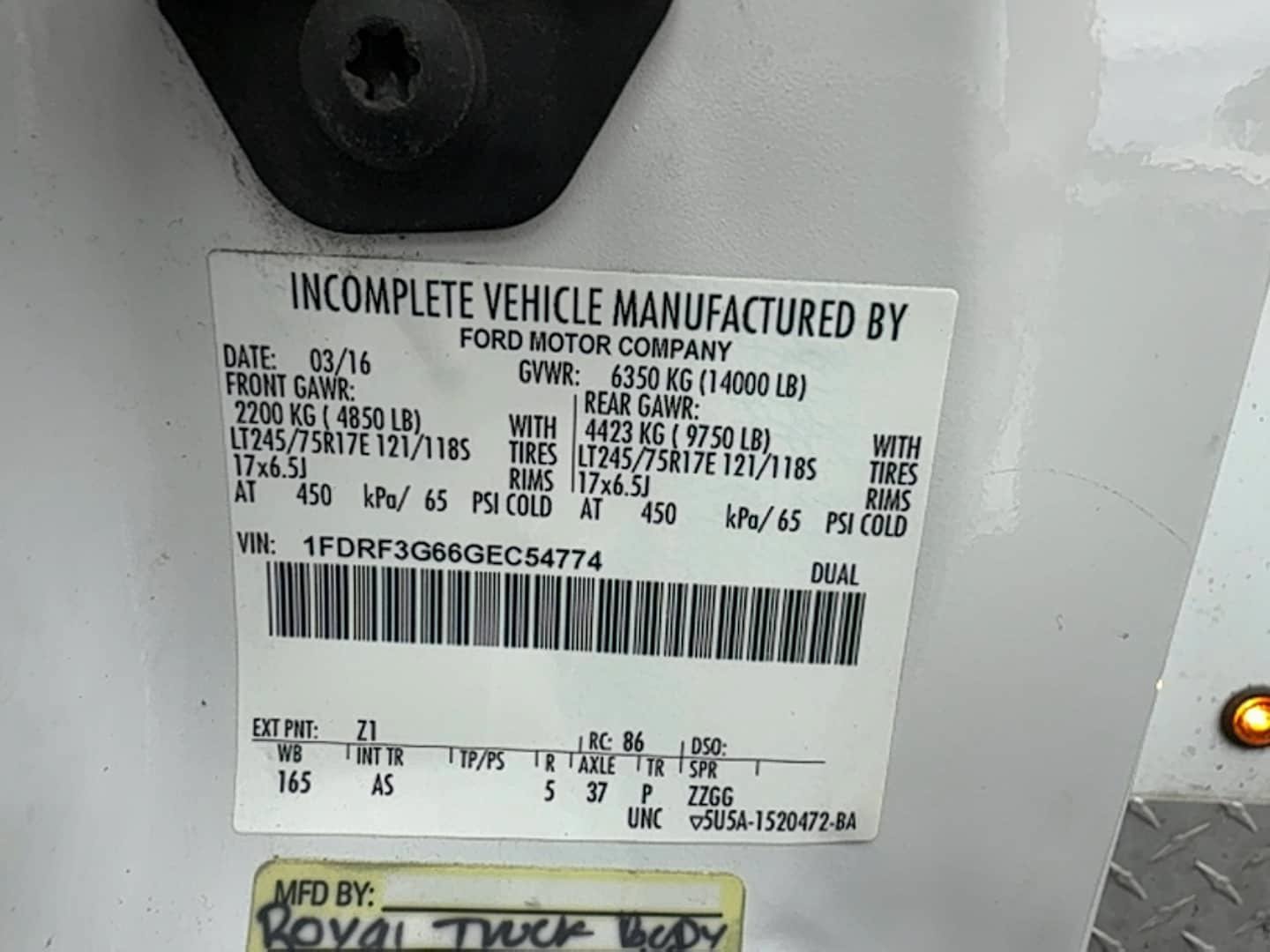 Used 2016 Ford F350 XL w/ XL Appearance Package RWD image 26