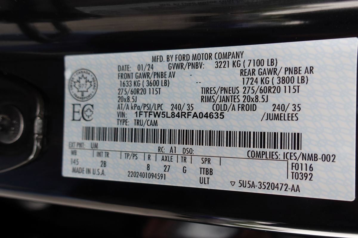 Used 2024 Ford F150 Lariat w/ Equipment Group 502A High AWD/4WD image 19