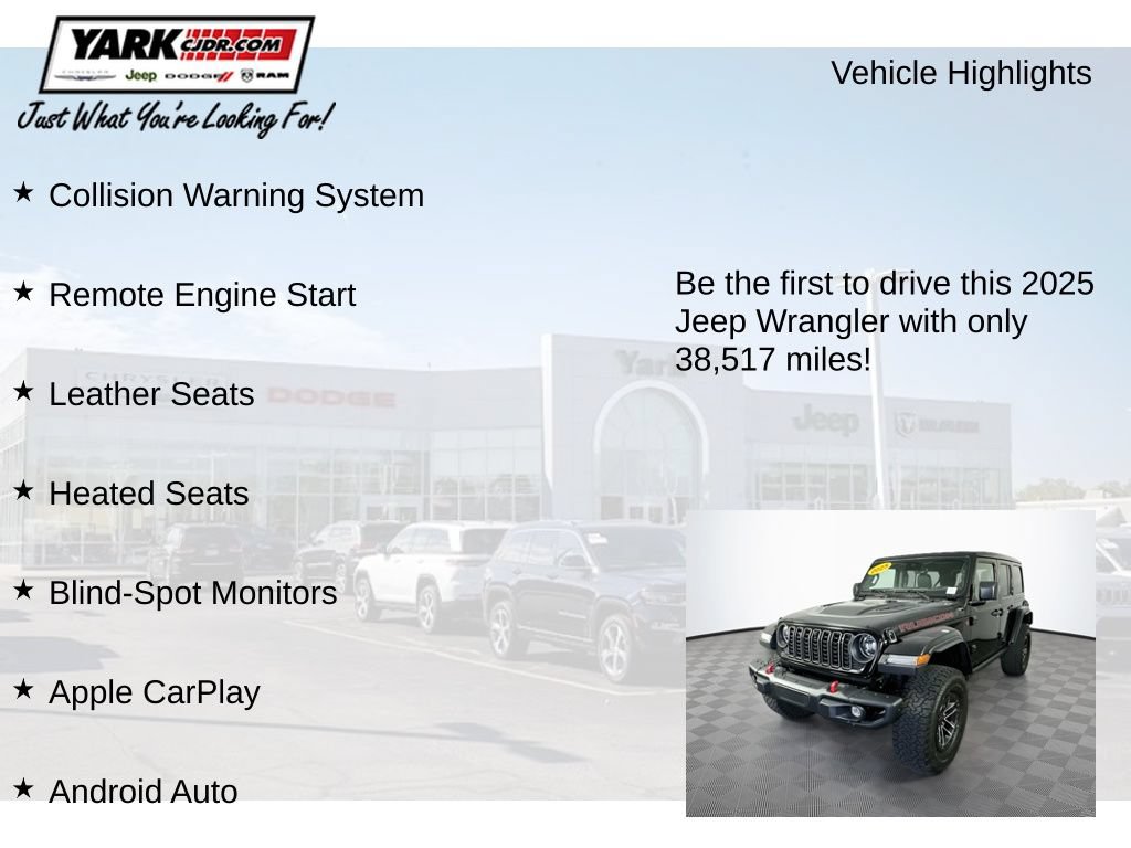 Certified 2025 Jeep Wrangler Unlimited Rubicon AWD/4WD image 13