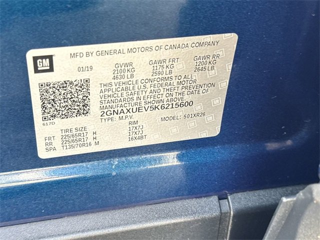 Used 2019 Chevrolet Equinox LT image 50