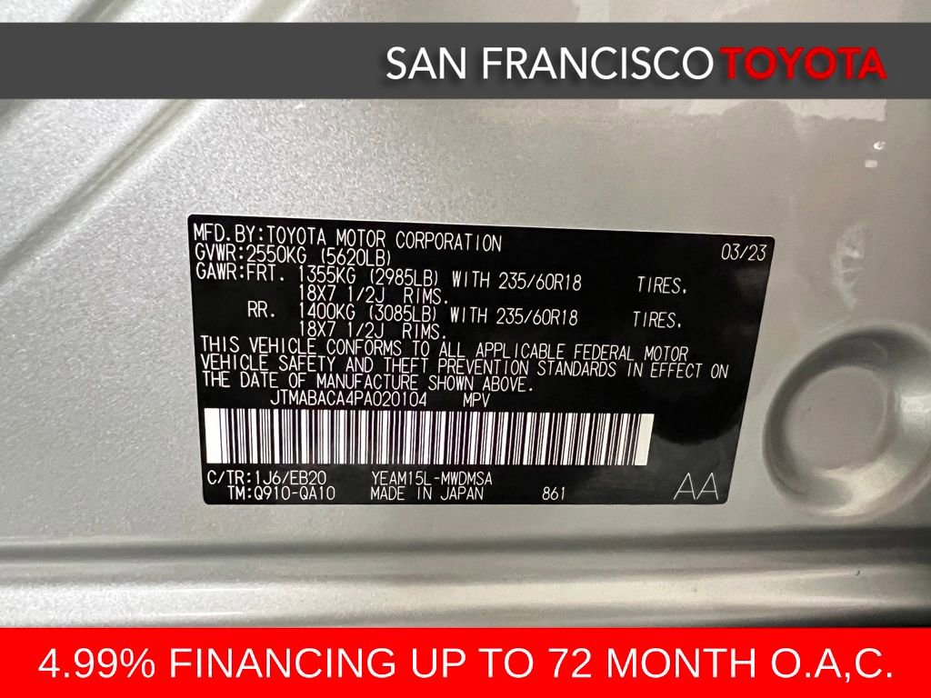 Certified 2023 Toyota bZ4X XLE image 41