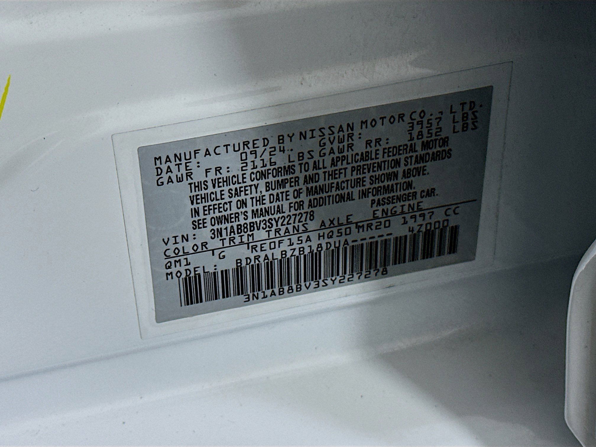 Used 2025 Nissan Sentra S image 12