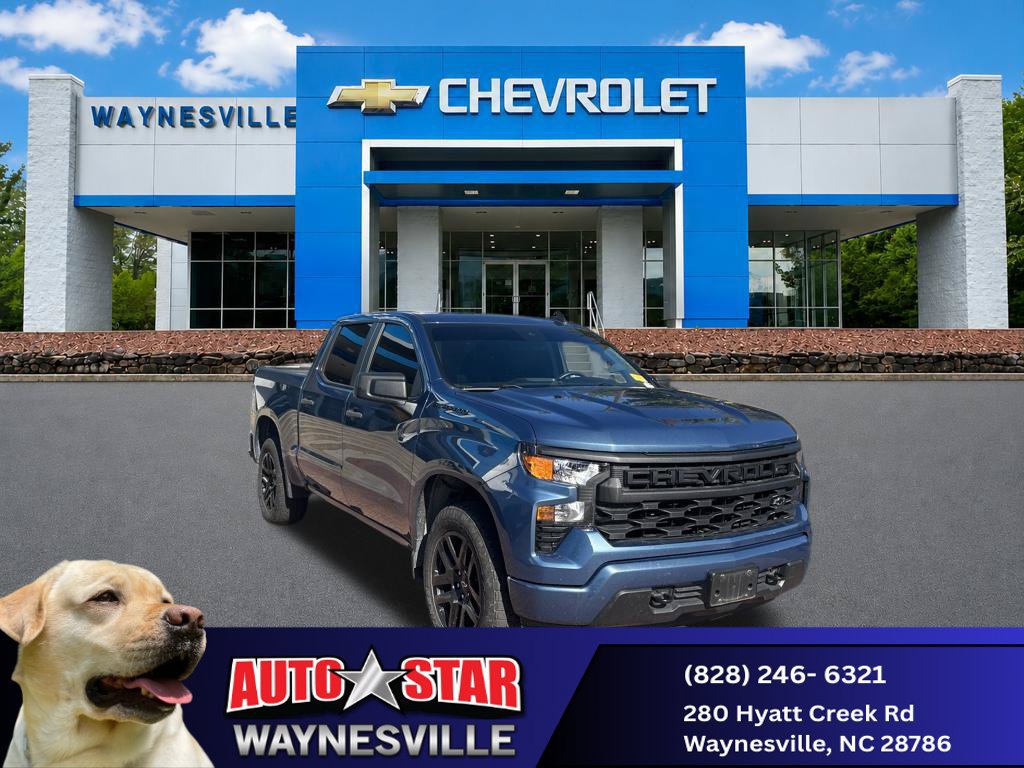 Used 2024 Chevrolet Silverado 1500 Custom w/ LPO, Dark Essentials Package AWD/4WD 360° Tour