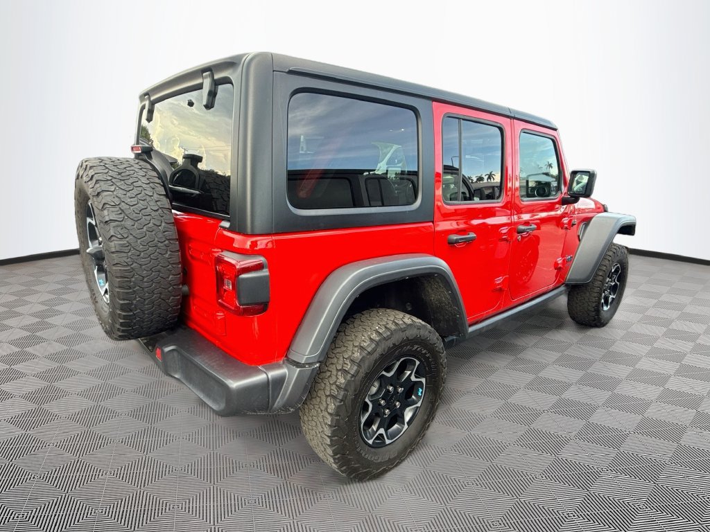 Certified 2023 Jeep Wrangler Unlimited Rubicon 4xe w/ Cold Weather Group AWD/4WD image 6