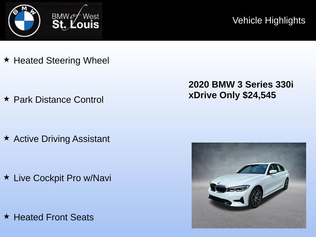 Used 2020 BMW 330i xDrive Sedan w/ Convenience Package AWD/4WD image 24