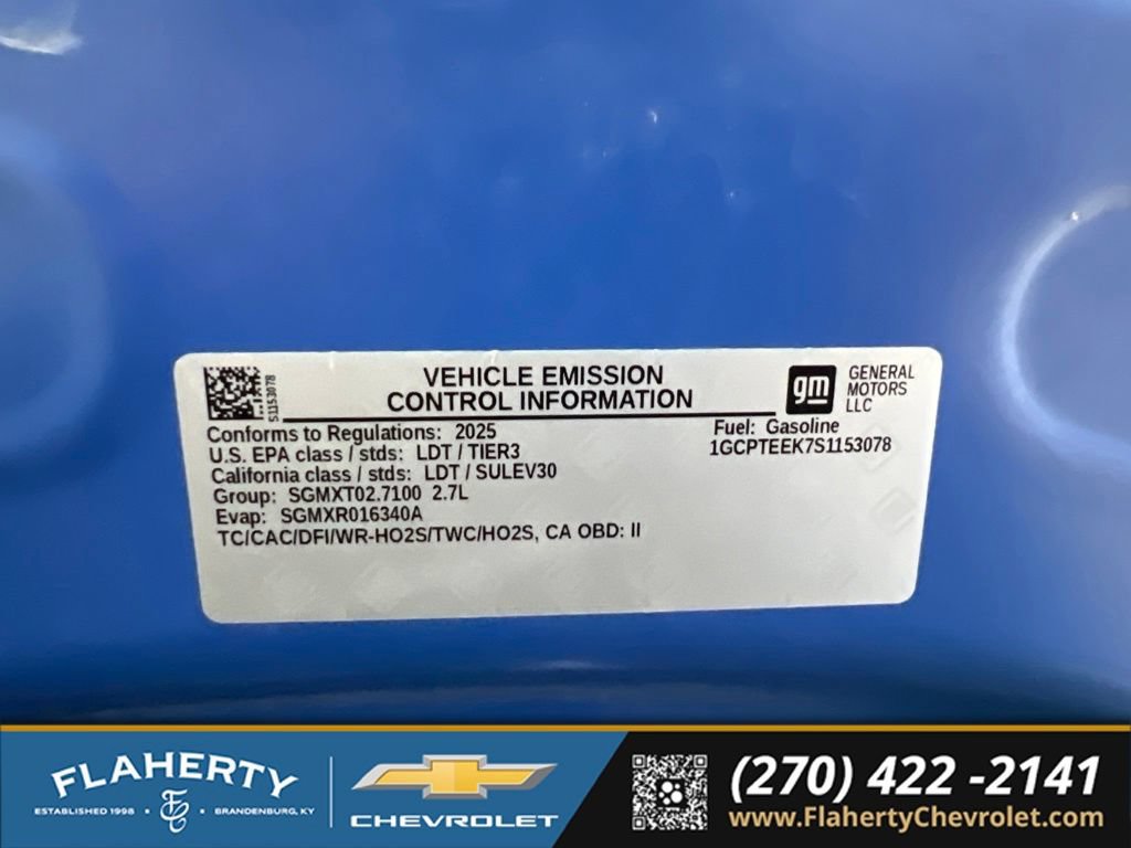 Used 2025 Chevrolet Colorado Trail Boss AWD/4WD image 17