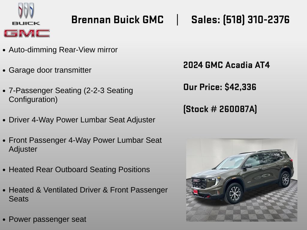 Certified 2024 GMC Acadia AT4 w/ Luxury Package AWD/4WD image 30