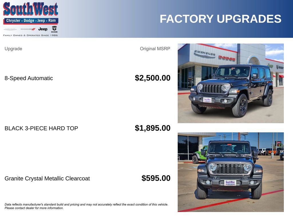 New 2026 Jeep Wrangler Sport image 11