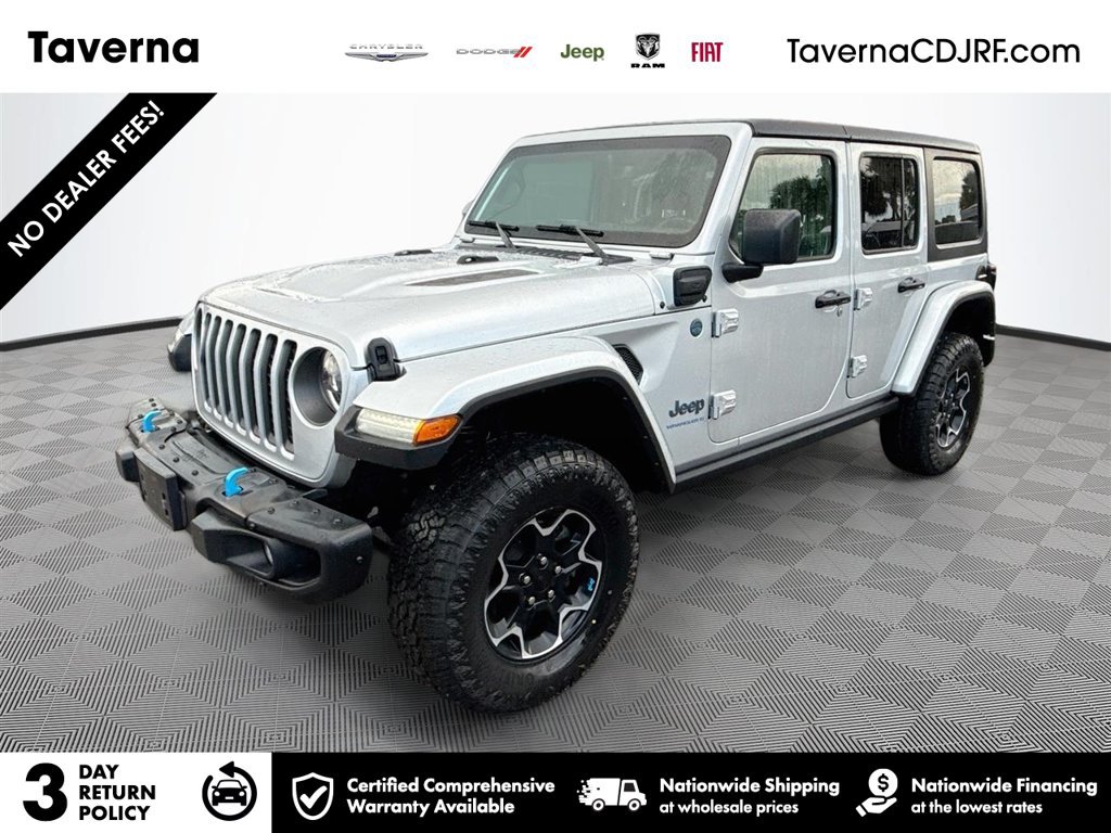 Certified 2023 Jeep Wrangler Unlimited Rubicon 4xe w/ Steel Bumper Group AWD/4WD image 1