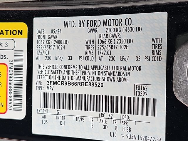 Certified 2024 Ford Bronco Sport Big Bend AWD/4WD image 36