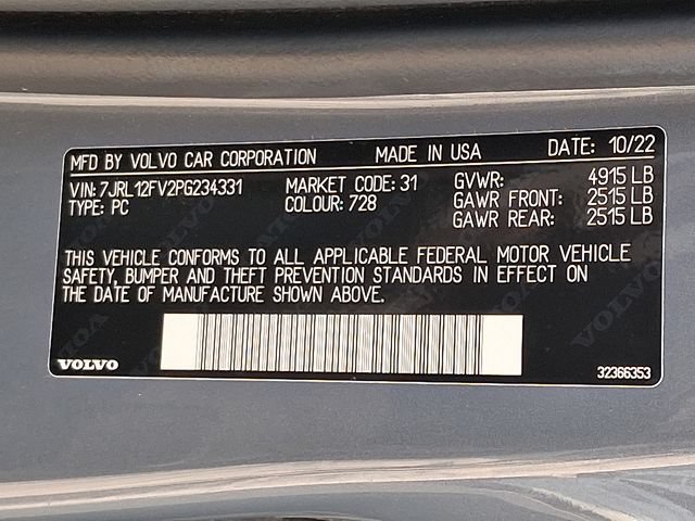 Used 2023 Volvo S60 B5 Core w/ Climate Package FWD image 27