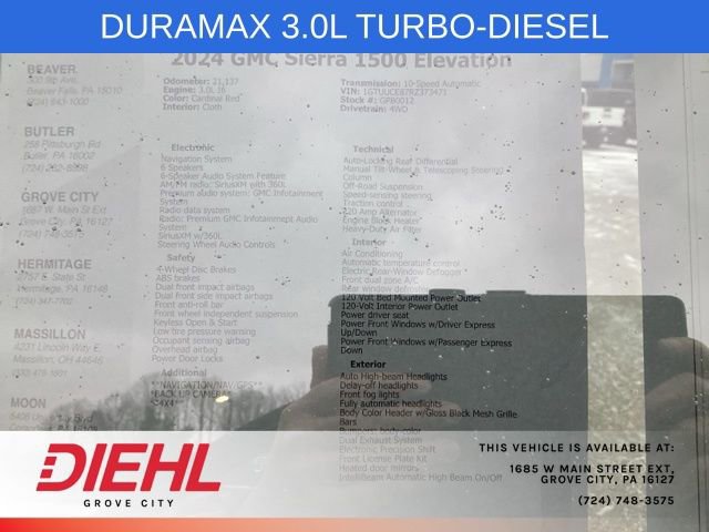 Used 2024 GMC Sierra 1500 Elevation AWD/4WD image 17