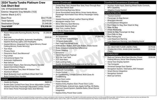 Used 2024 Toyota Tundra Platinum image 2