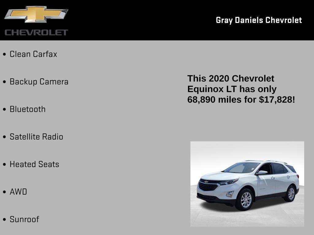 Certified 2020 Chevrolet Equinox LT AWD/4WD image 7