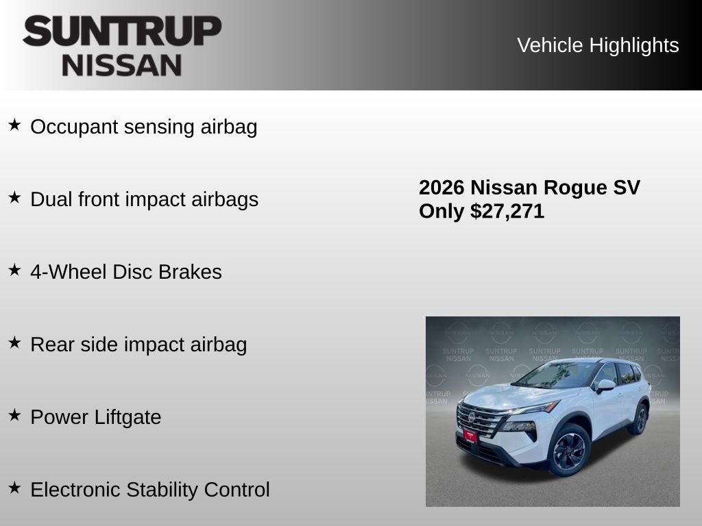 Used 2026 Nissan Rogue SV w/ Cold Weather Package FWD image 31