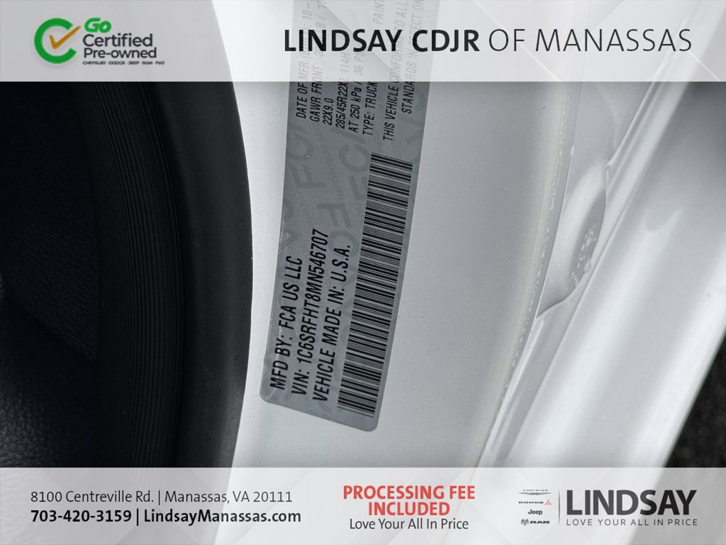 Certified 2021 RAM 1500 Limited AWD/4WD image 34