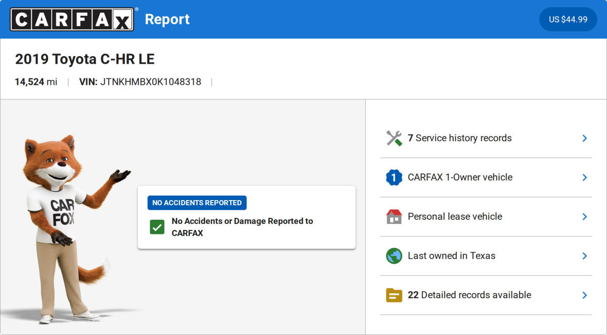 Used 2019 Toyota C-HR LE image 18