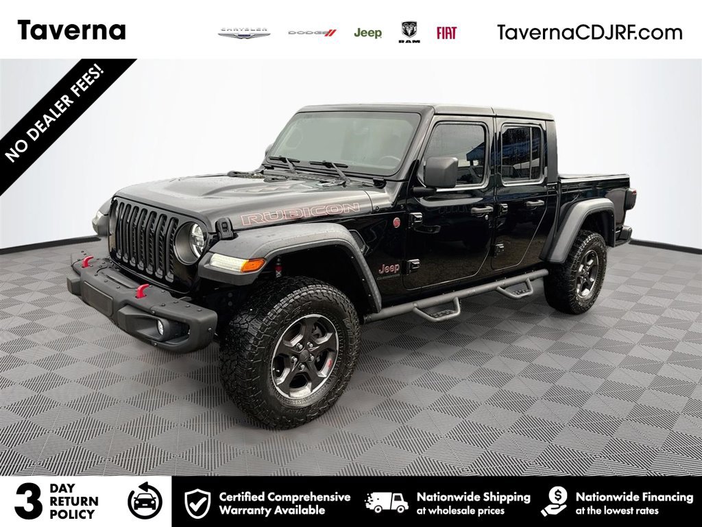 Certified 2022 Jeep Gladiator Rubicon w/ LED Lighting Group AWD/4WD image 1