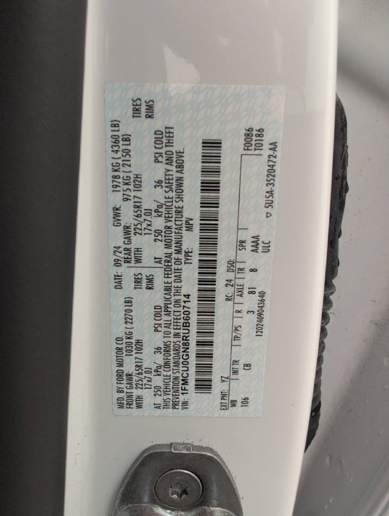 Used 2024 Ford Escape Active FWD image 39
