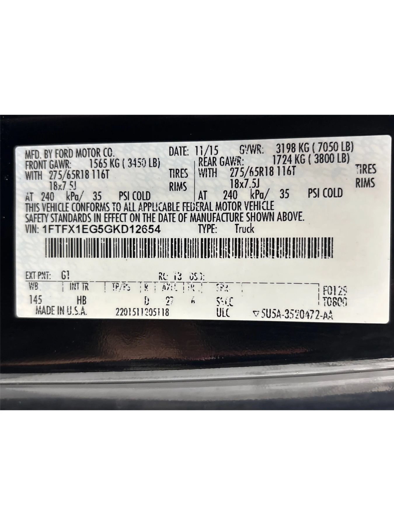 Used 2016 Ford F150 Lariat w/ Equipment Group 502A Luxury AWD/4WD image 26