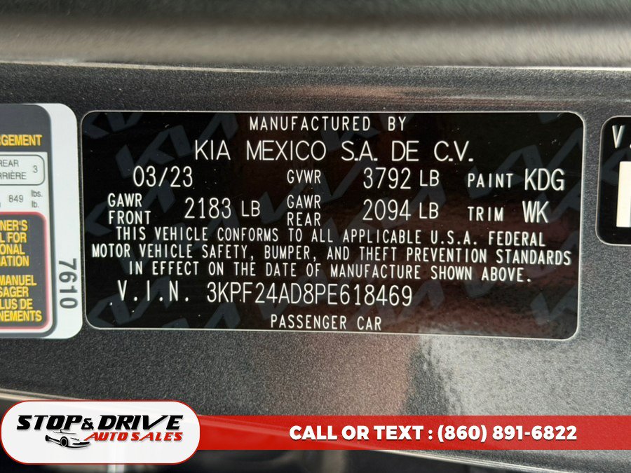 Used 2023 Kia Forte LXS FWD image 18