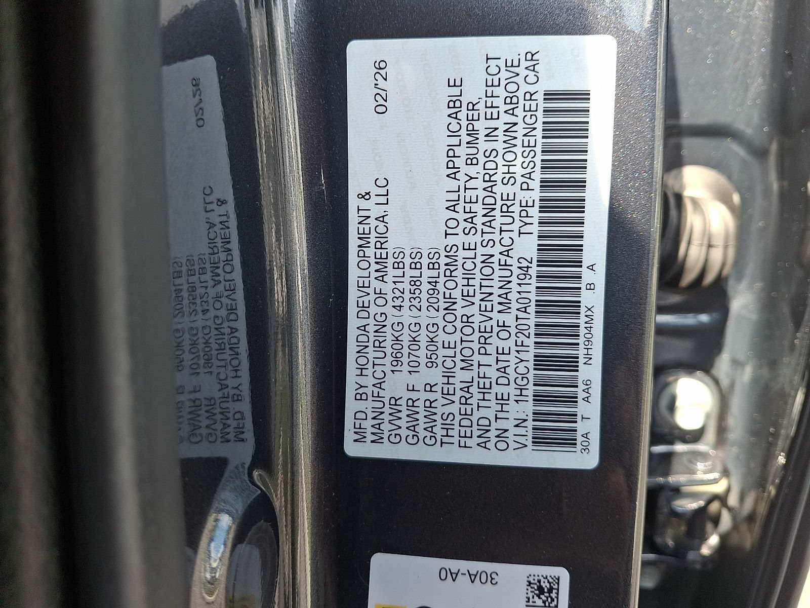 New 2026 Honda Accord LX image 10
