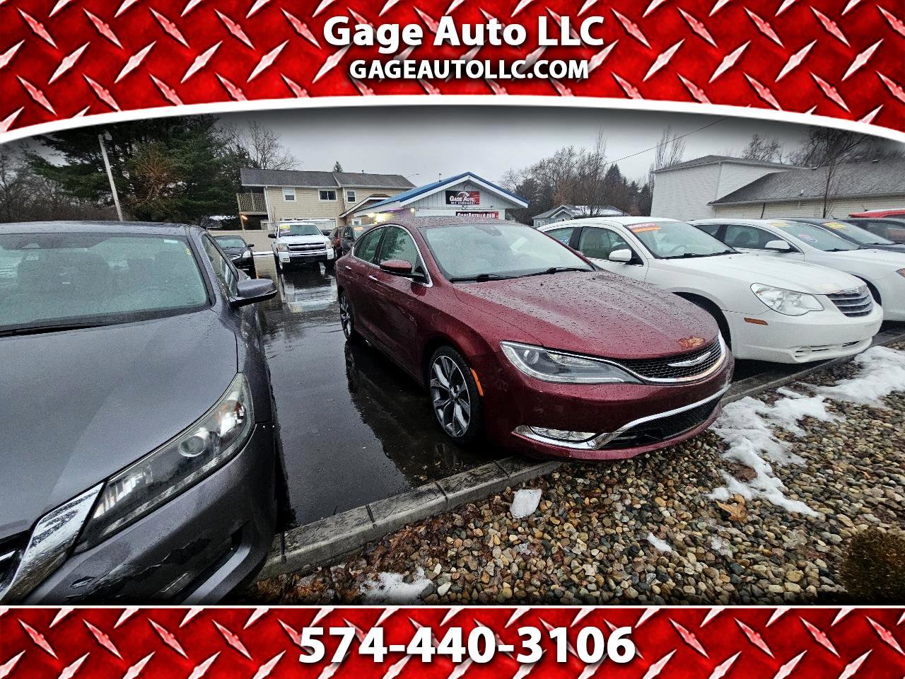 Used 2015 Chrysler 200 C w/ Navigation & Sound Group I