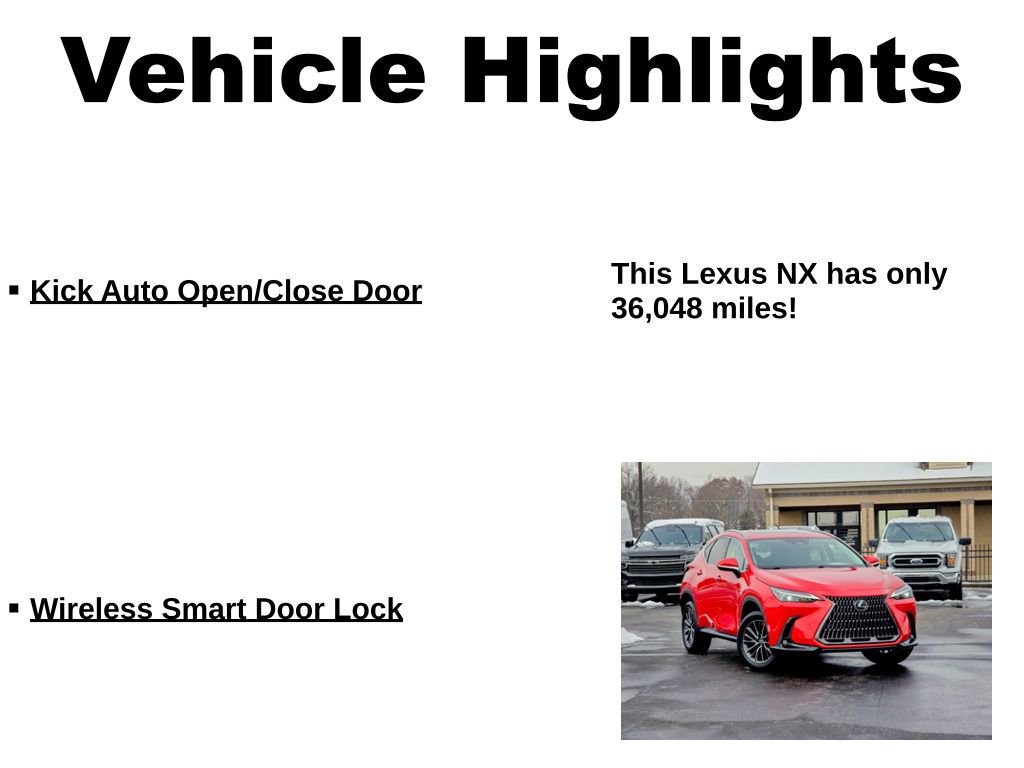 Used 2022 Lexus NX 350 AWD w/ Premium Package image 56