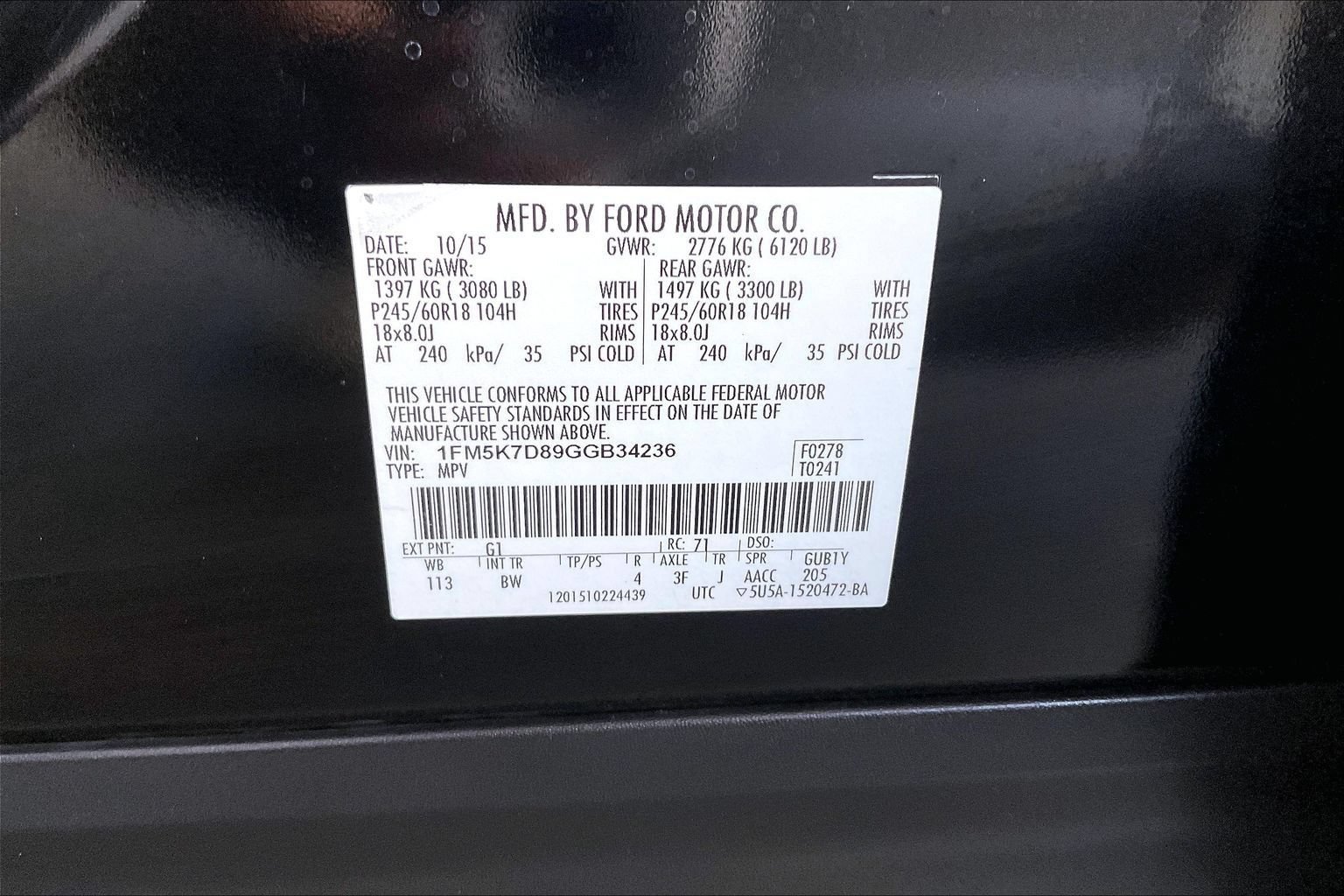 Used 2016 Ford Explorer XLT w/ Equipment Group 202A FWD image 17