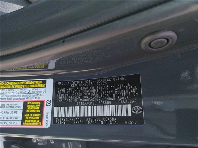 Certified 2025 Toyota Camry SE FWD image 24