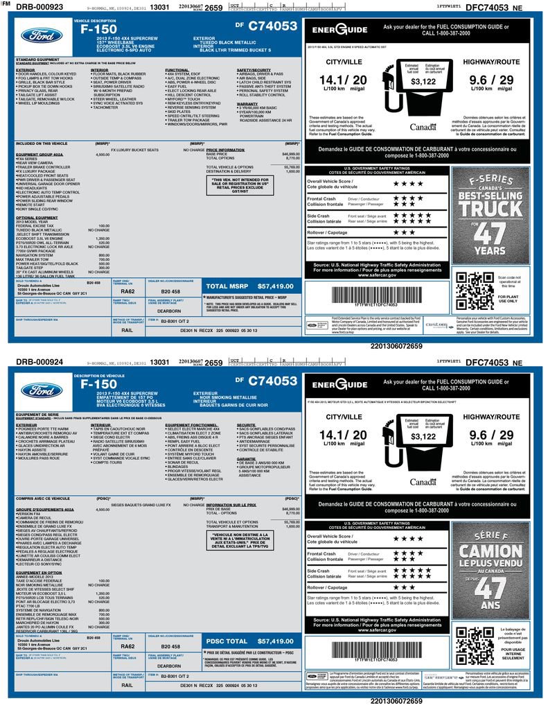 Used 2013 Ford F150 FX4 w/ Luxury Equipment Group image 7