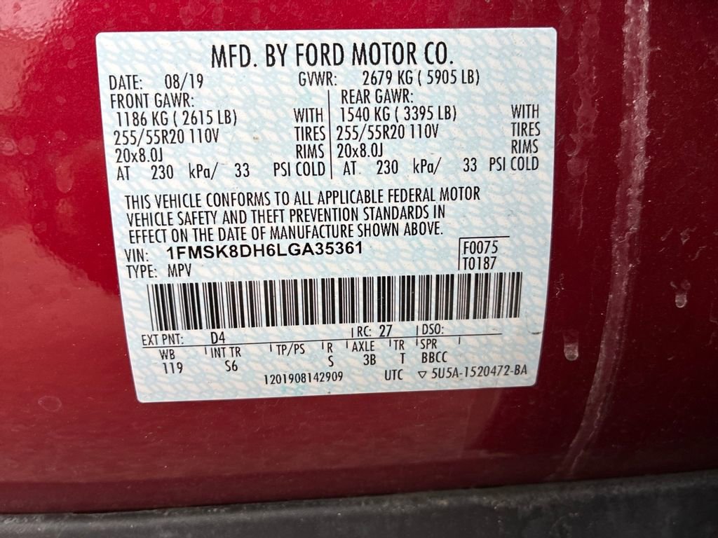 Used 2020 Ford Explorer XLT w/ Equipment Group 202A image 31