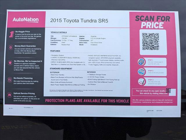Used 2015 Toyota Tundra SR5 w/ SR5 Upgrade Package image 23