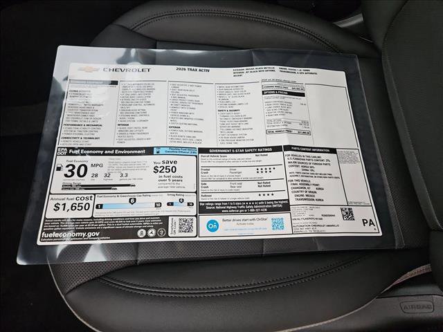 New 2026 Chevrolet Trax ACTIV w/ Driver Confidence Package FWD image 17