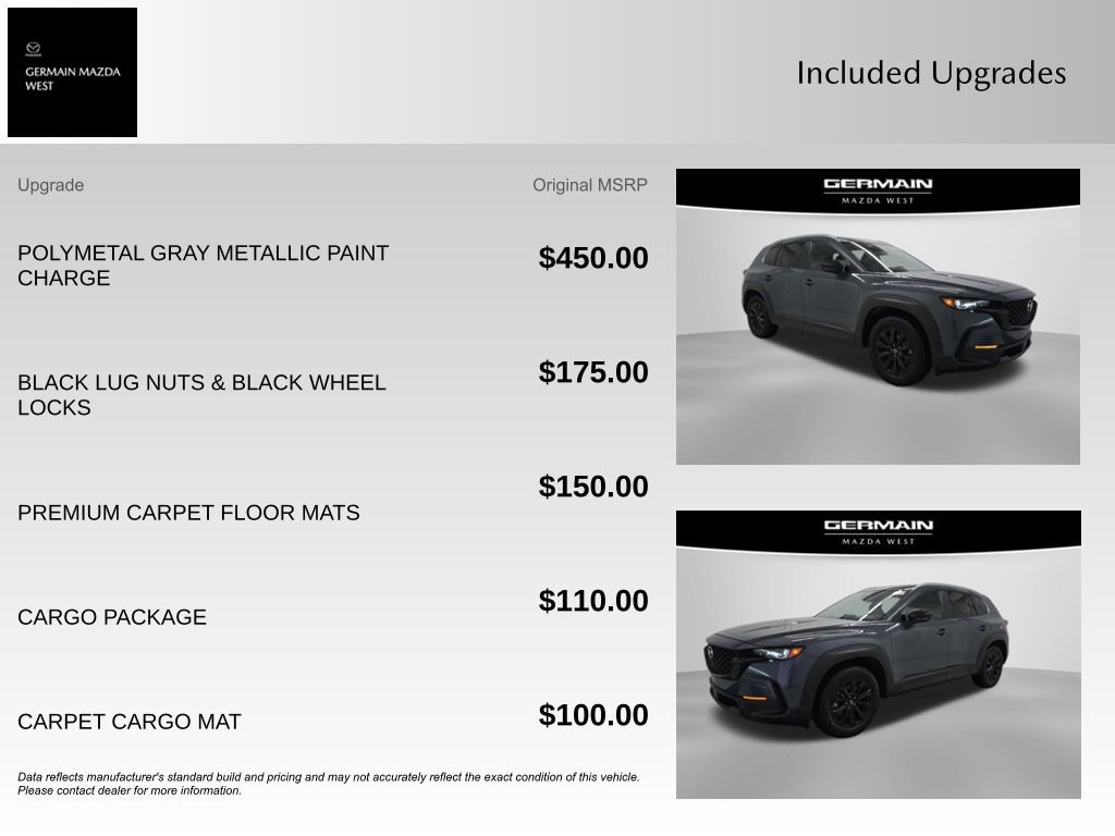 Used 2024 MAZDA CX-50 AWD 2.5 S w/ Cargo Package image 10