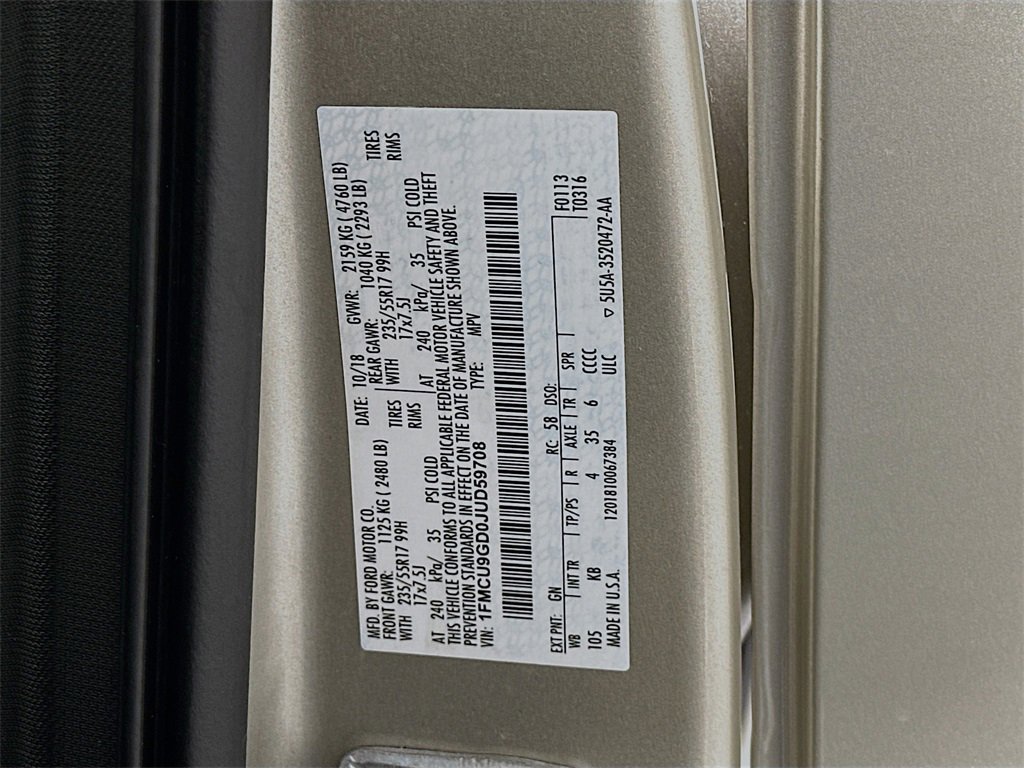 Used 2018 Ford Escape SE image 29