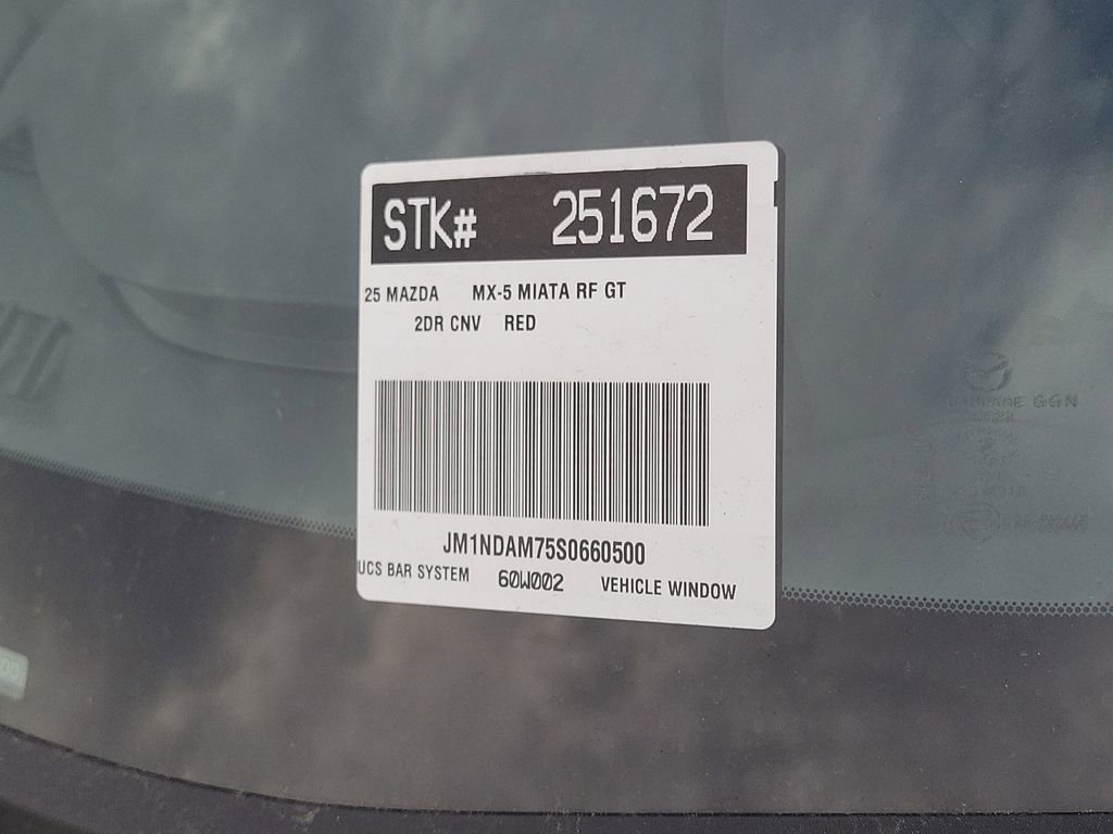 New 2025 MAZDA MX-5 Miata RF Grand Touring image 22