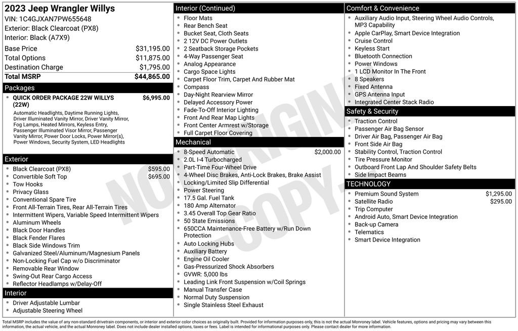 Used 2023 Jeep Wrangler Willys image 13