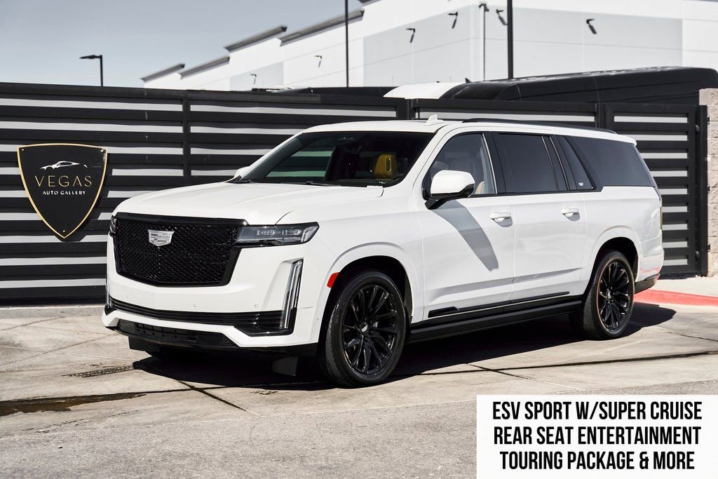 Used 2023 Cadillac Escalade ESV Sport w/ LPO, ONYX Package image 1