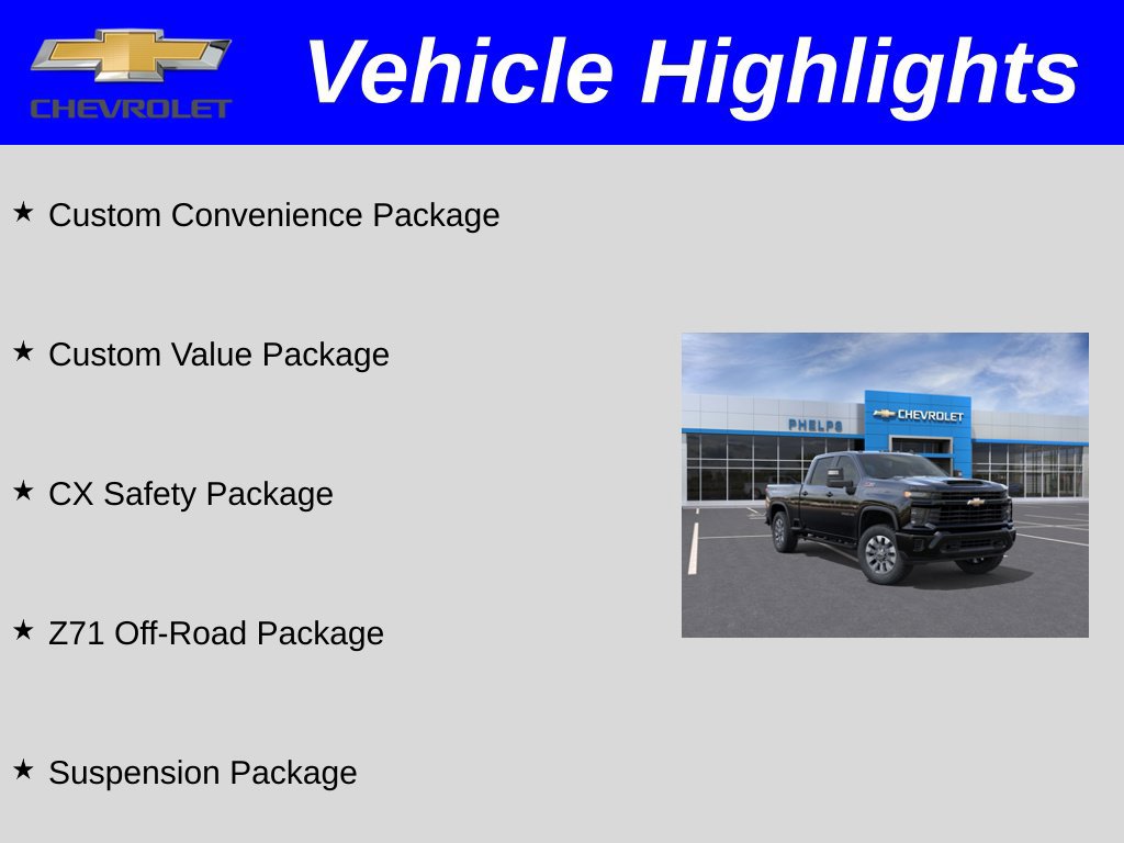 New 2026 Chevrolet Silverado 2500 Custom w/ Custom Value Package AWD/4WD image 2