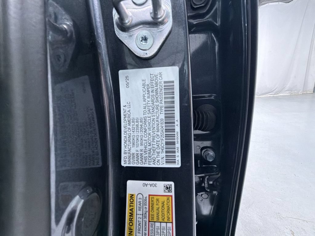 Certified 2025 Honda Accord LX image 15