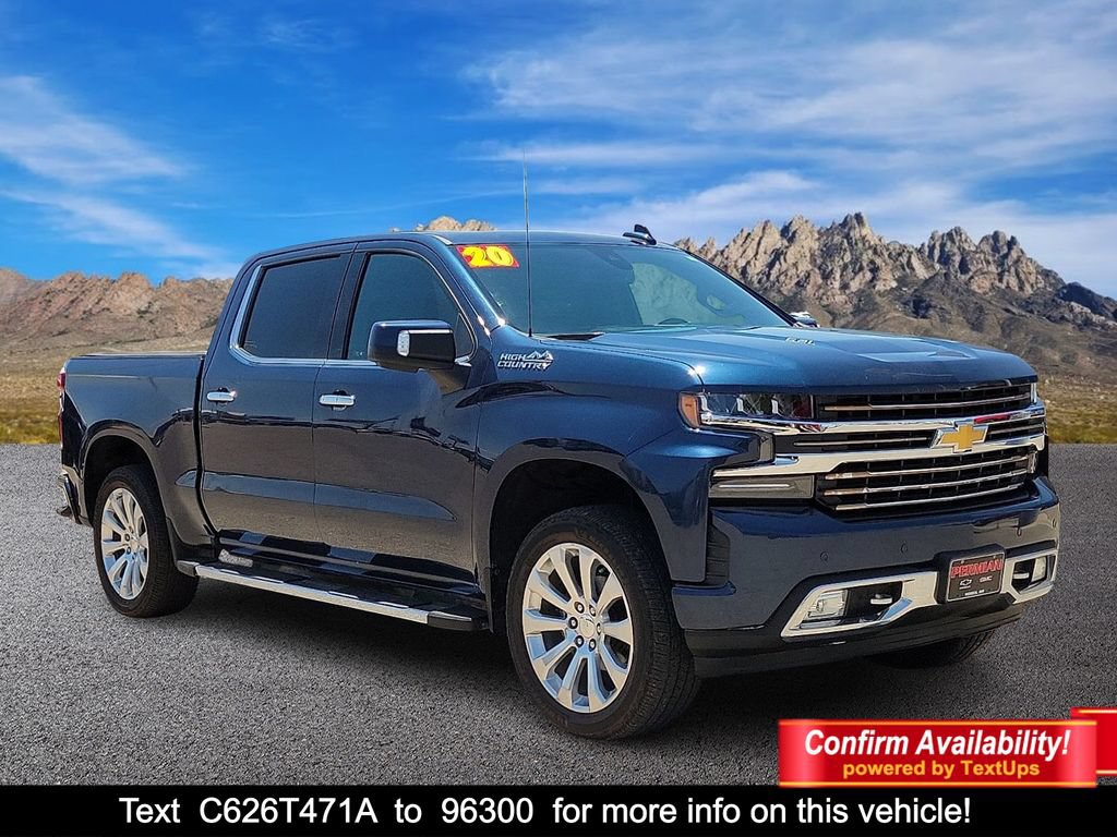 Used 2020 Chevrolet Silverado 1500 High Country AWD/4WD image 1