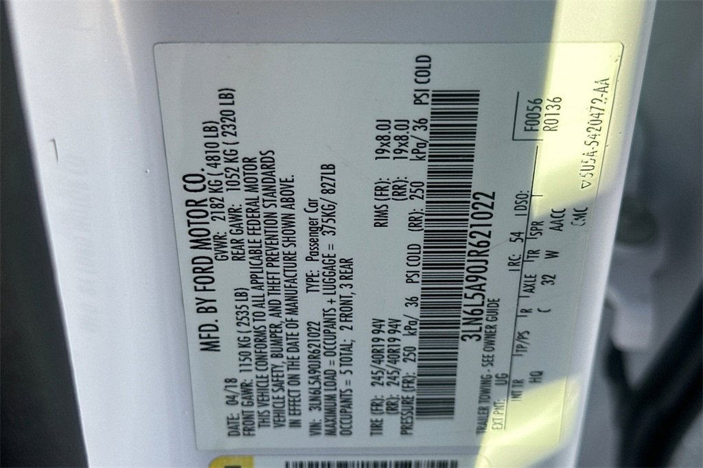 Used 2018 Lincoln MKZ Premiere image 30