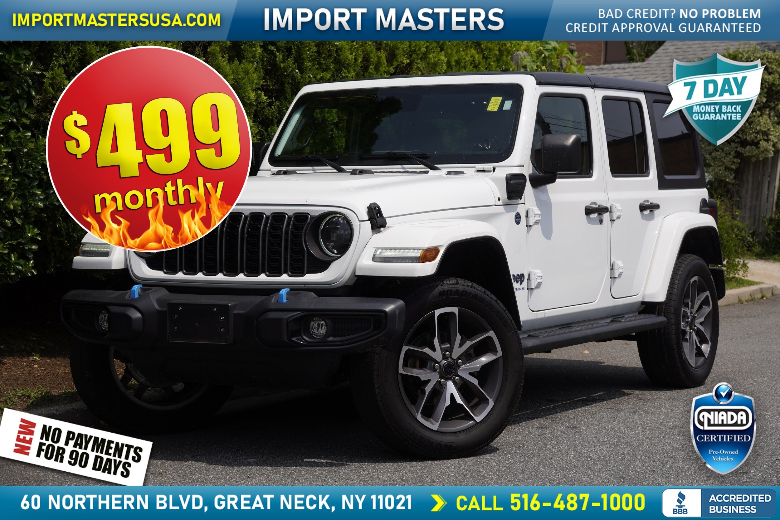 Used 2024 Jeep Wrangler Unlimited w/ LED Headlamp & Fog Lamp Group
