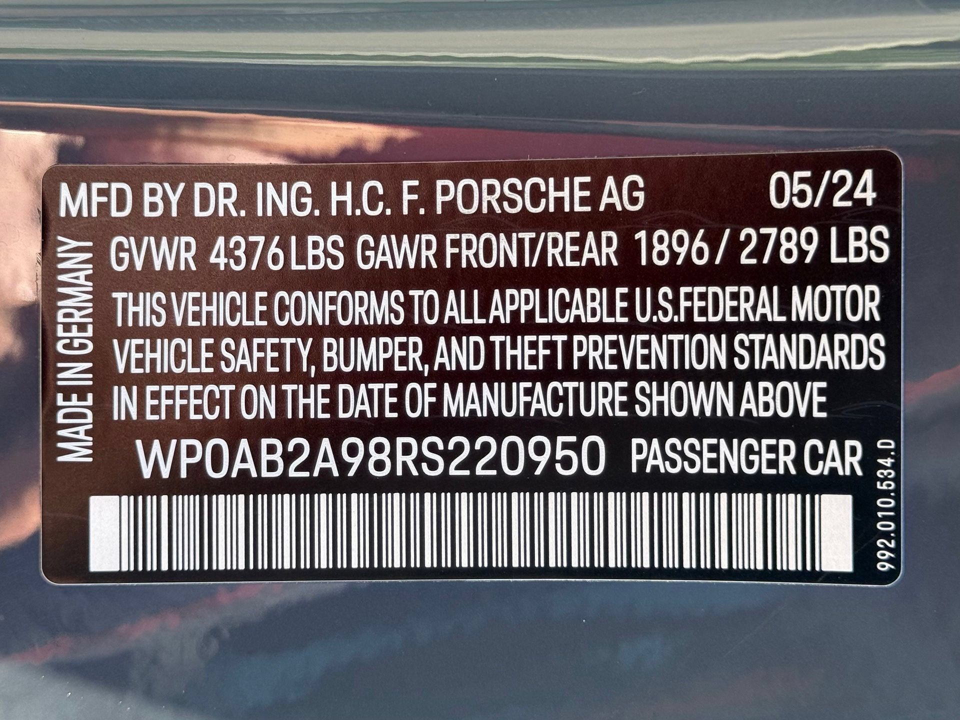 Certified 2024 Porsche 911 Carrera S w/ Premium Package RWD image 40